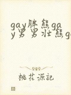 gay胖熊gay男男壮熊gay