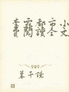 李霖都市小说免费阅读全文