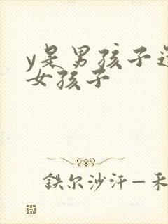 y是男孩子还是女孩子封面