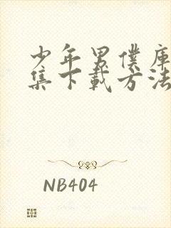 少年男仆库洛全集下载方法