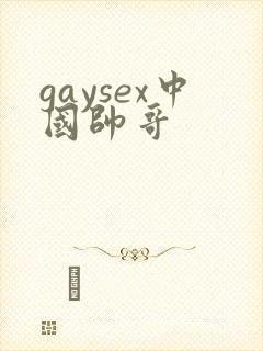 gaysex中国帅哥
