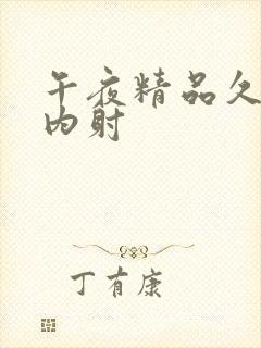 午夜精品久久久内射