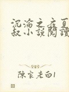 沉沦之夜夏婉陈叔小说阅读封面