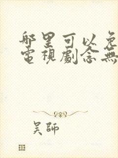 哪里可以免费看电视剧念无双