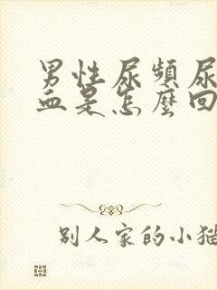 男性尿频尿少尿血是怎么回事