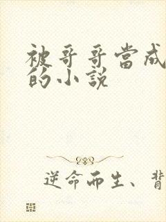 被哥哥当成女友的小说封面