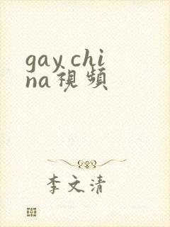 gay china视频