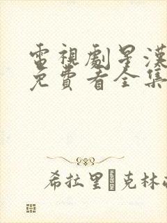 电视剧星汉灿烂免费看全集