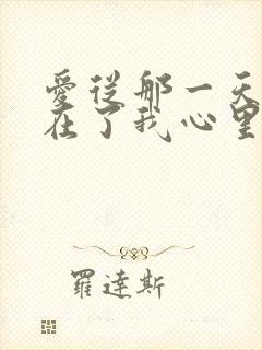 爱从那一天起种在了我心里是什么歌