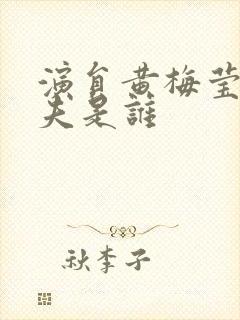 演员黄梅莹的丈夫是谁