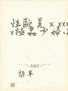 性欧美ⅹxxxx极品少妇小说