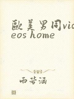 欧美男同videos home