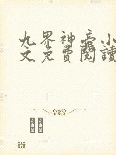 九界神帝小说全文免费阅读封面