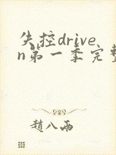 失控driven第一季完整版