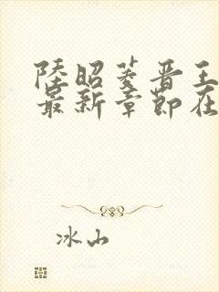 陆昭菱晋王小说最新章节在线阅读