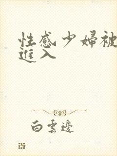 性感少妇被强烈进入