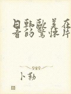 日韩欧美在线观看的惊悚片