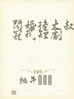 闪婚后大叔每天宠我短剧封面