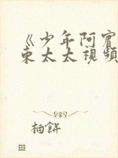 《少年阿宾》房东太太视频封面