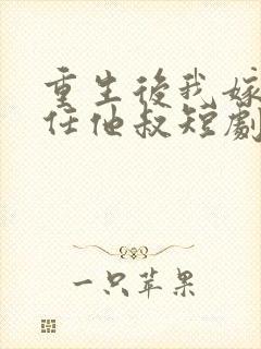 重生后我嫁了前任他叔短剧免费观看