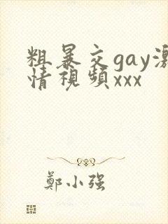 粗暴交gay激情视频xxx封面