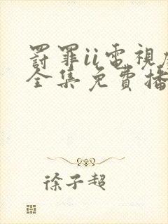 罚罪ii电视剧全集免费播放