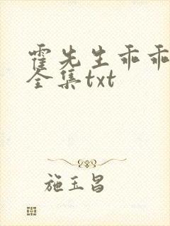 霍先生乖乖宠我全集txt封面