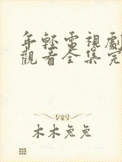 年轻电视剧免费观看全集完整版高清封面