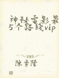 神秘电影最新的5个路线vip