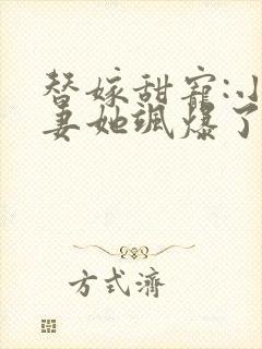 替嫁甜宠:小娇妻她飒爆了