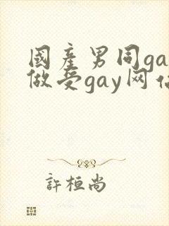 国产男同gay做受gay网站