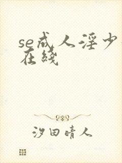 se成人淫少妇在线封面
