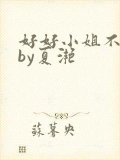 好好小姐不爱了by夏滟
