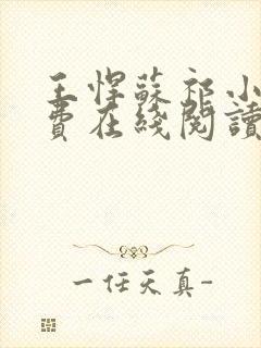 王悍苏祁小说免费在线阅读