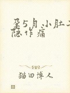 孕5月小肚子隐隐作痛封面