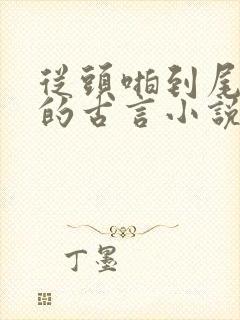 从头啪到尾全肉的古言小说