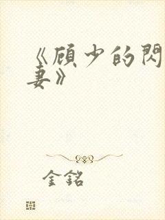 《顾少的闪婚娇妻》