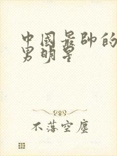 中国最帅的十大男明星封面