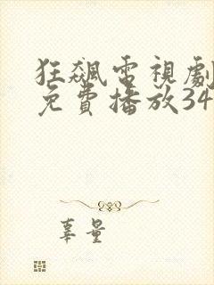 狂飙电视剧全集免费播放34集