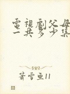 电视剧父母爱情一共多少集