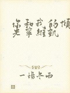 你和我的倾城时光宁维凯