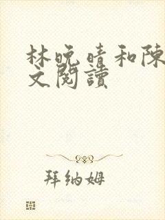 林晚晴和陈渊全文阅读封面