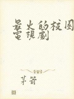 最火的校园爱情电视剧