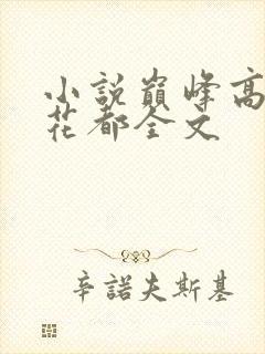 小说巅峰高手混花都全文