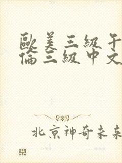 欧美三级午夜理伦三级中文字幕