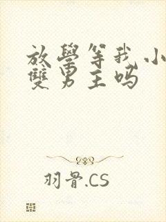 放学等我小说是双男主吗