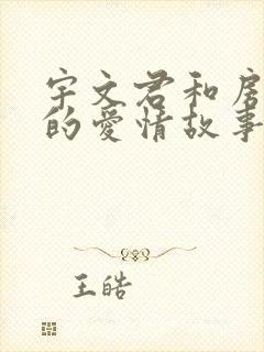 宇文君和房秋莹的爱情故事