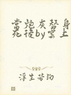 当炮灰替身的我死后by云上浅酌