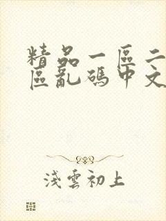 精品一区二区三区乱码中文