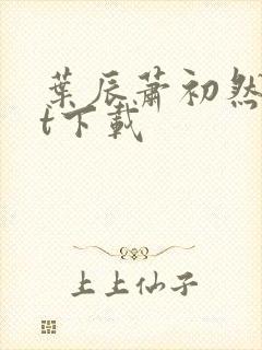 叶辰萧初然txt下载